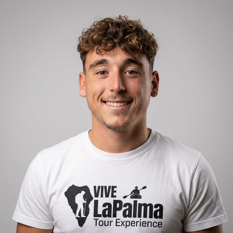 Gianluca, fundador y guía local de Vive La Palma