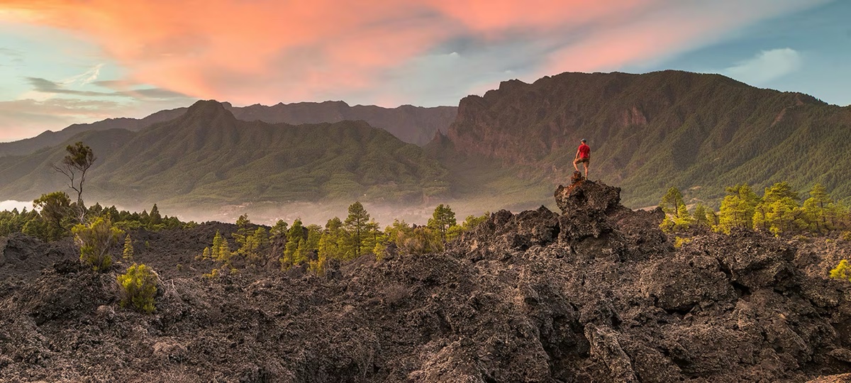 Paisaje verde de La Palma