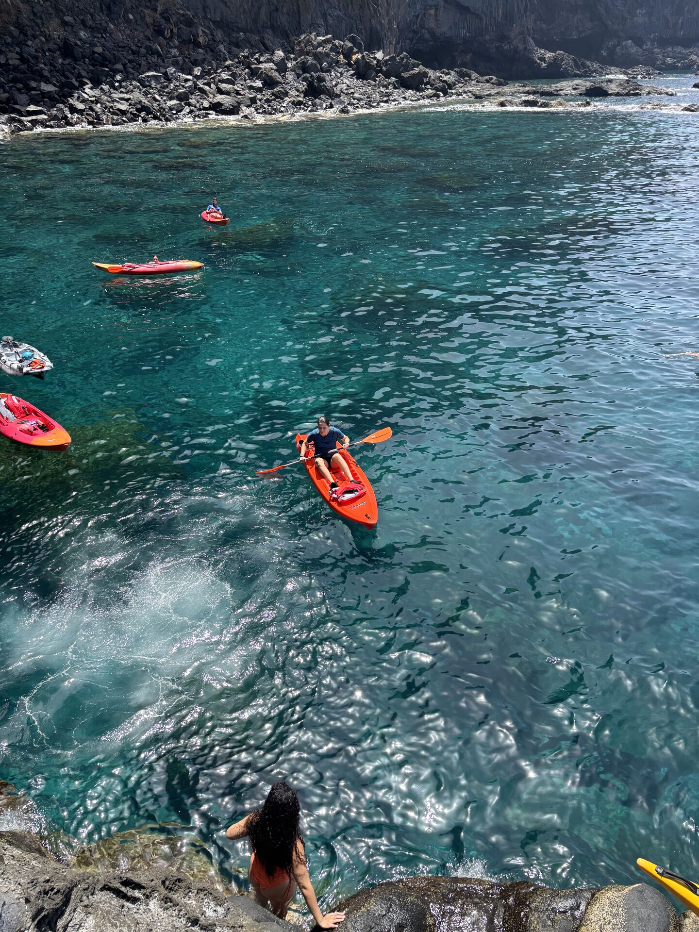 Kayak costa volcánica La Palma