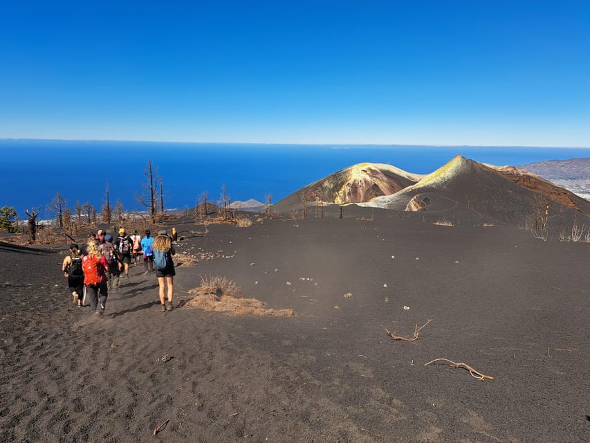 Coladas de lava y terreno volcánico en Cumbre Vieja, La Palma